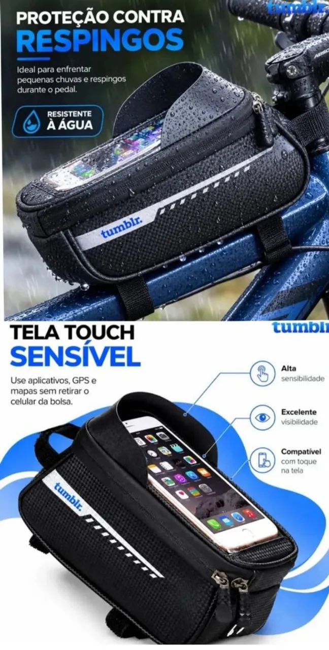 Bolsa p/ Bike Porta Celular & outros Objetos - Foto 2