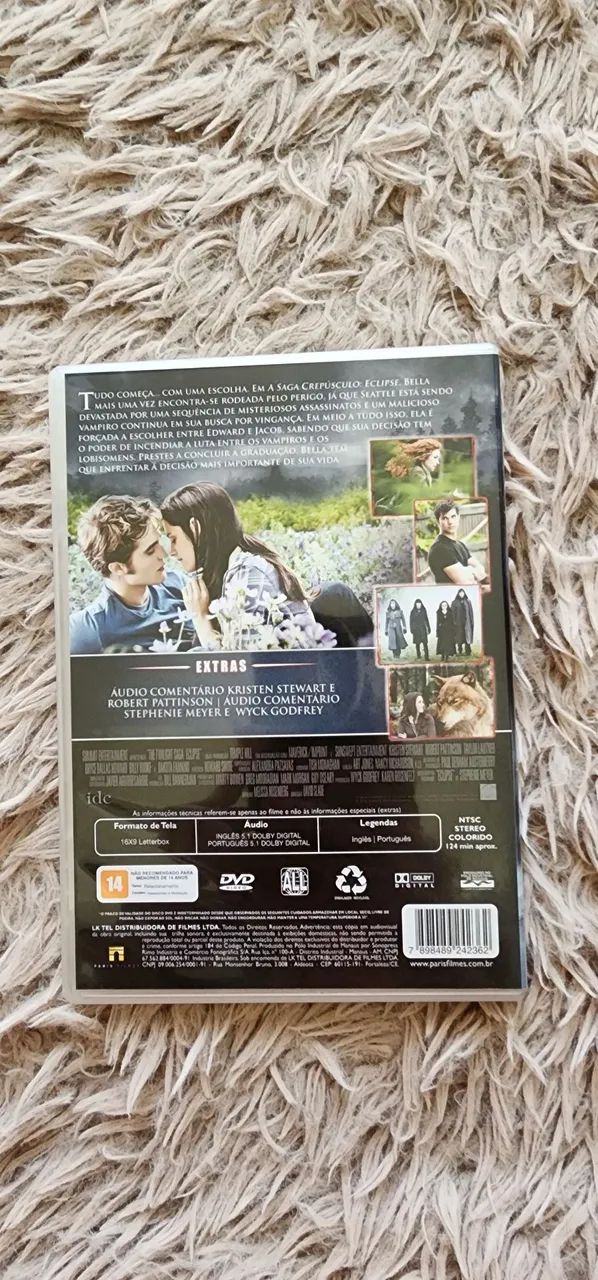 Dvd Saga Crepúsculo Eclipse402624884004638721