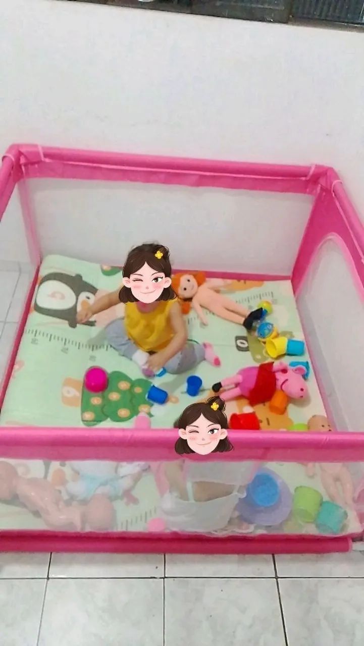 Chiqueirinho infantil rosa