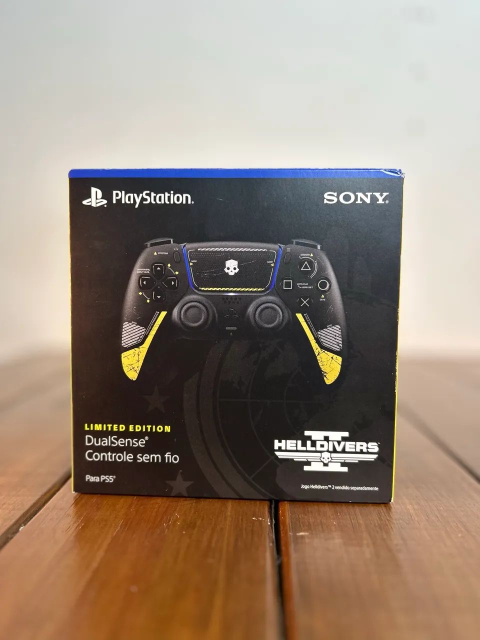 Controle DualSense Edição Limitada - Helldivers 2 | Perfeito Estado 