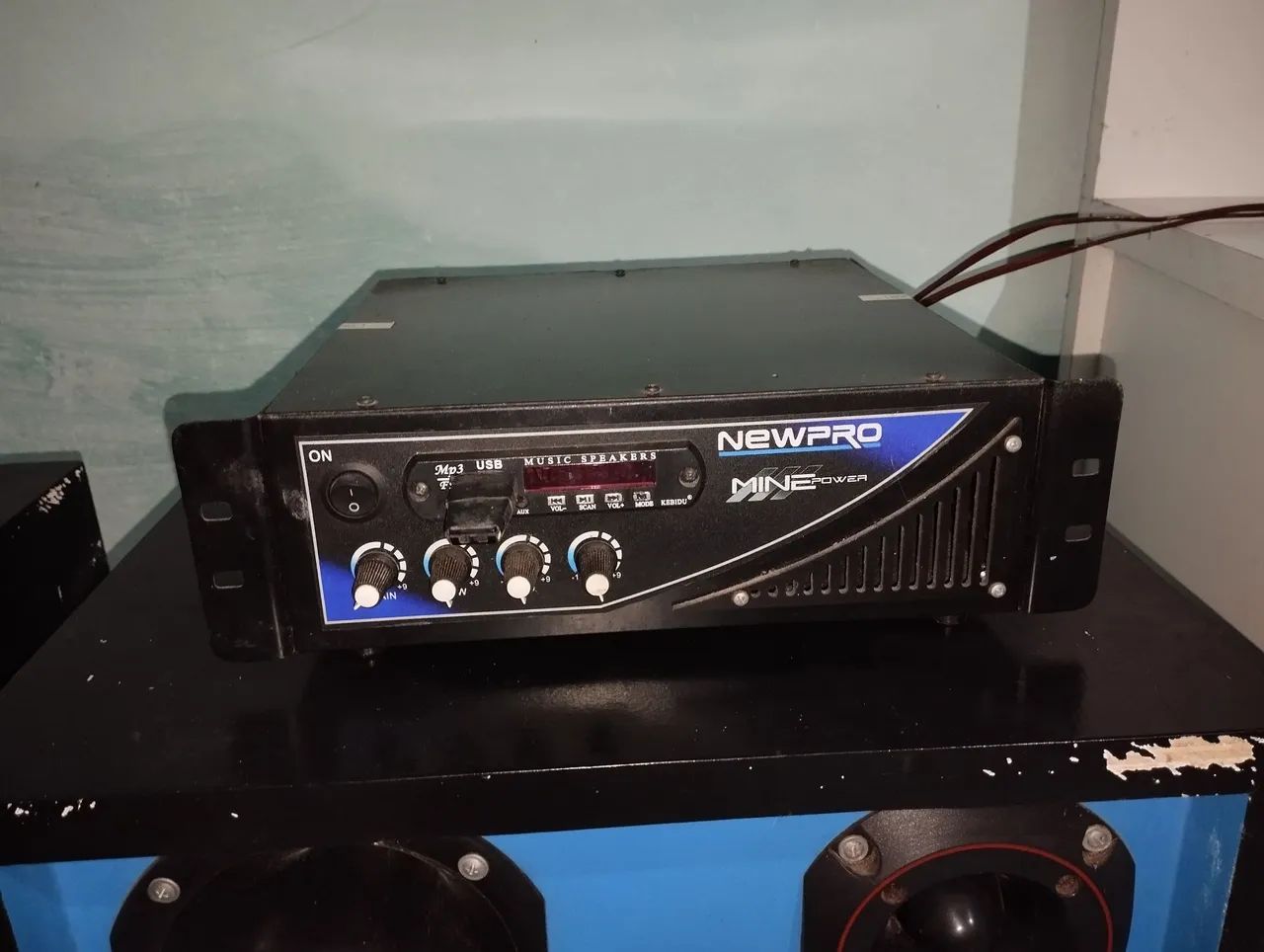 Caixa de som com fone de 15 e  amplificador  - Foto 3