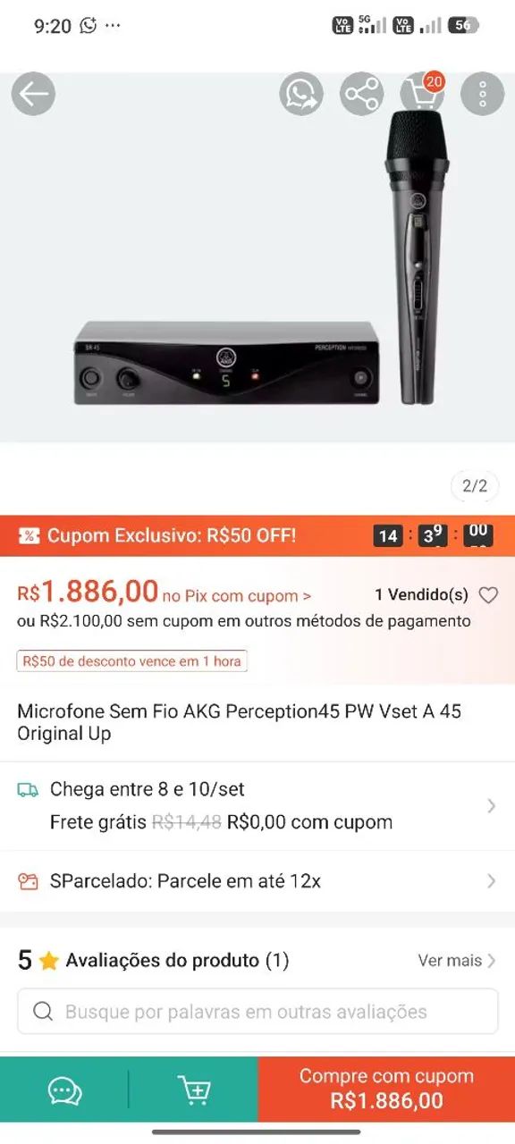AKG Perception45 PW / Vset A45 - Foto 4