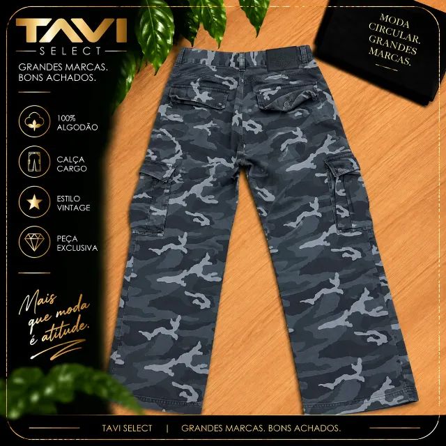 Calça Cargo Harley-Davidson Camuflada - Foto 3