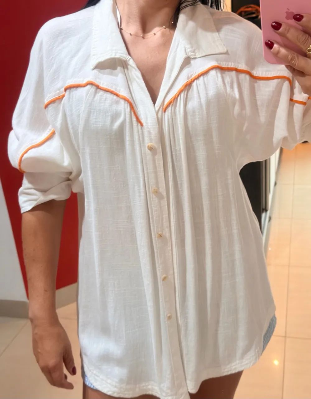 Camisa linho  - Foto 3