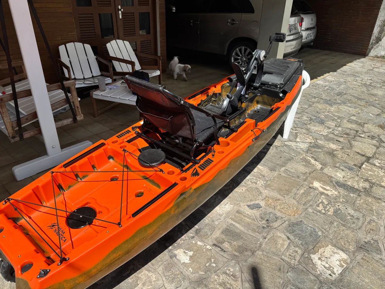 Caiaque Iron 1187 com pedal e sonar - Foto 2