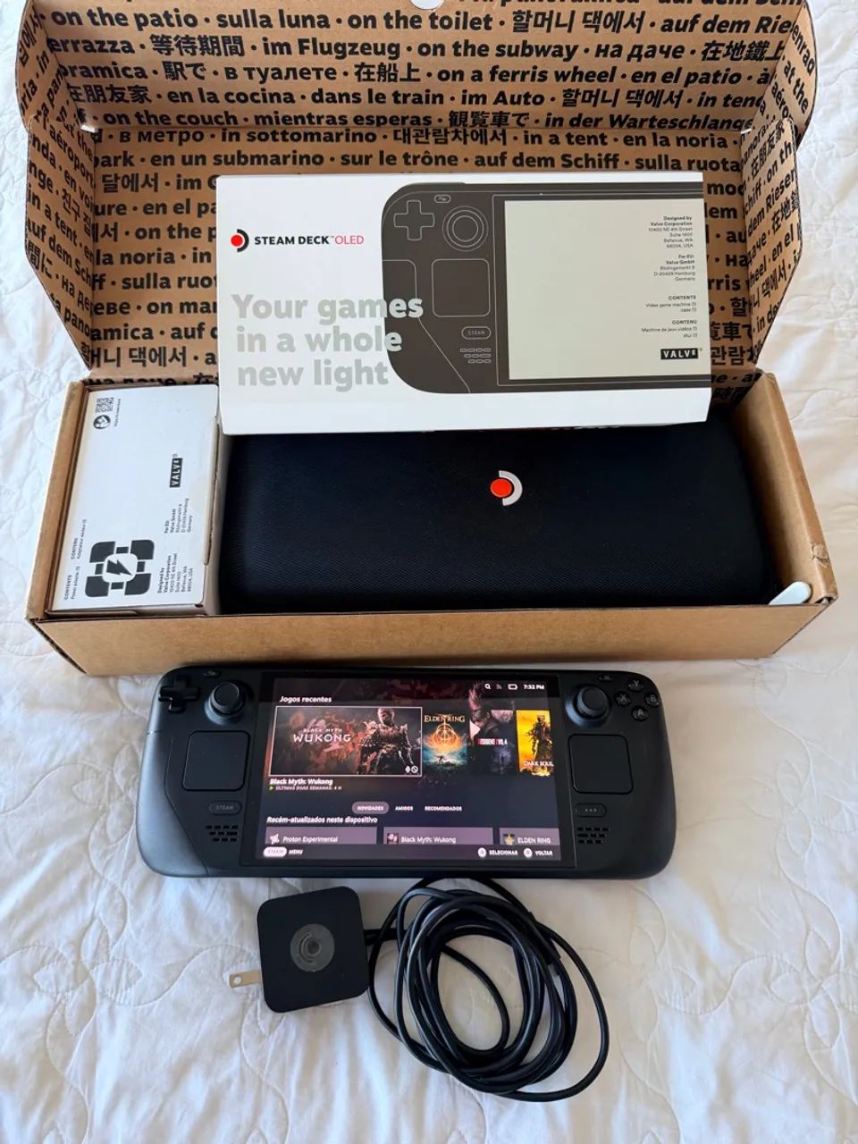 Steamdeck Oled 512gb - Preto - Seminovo - Consoles de Vídeo Game