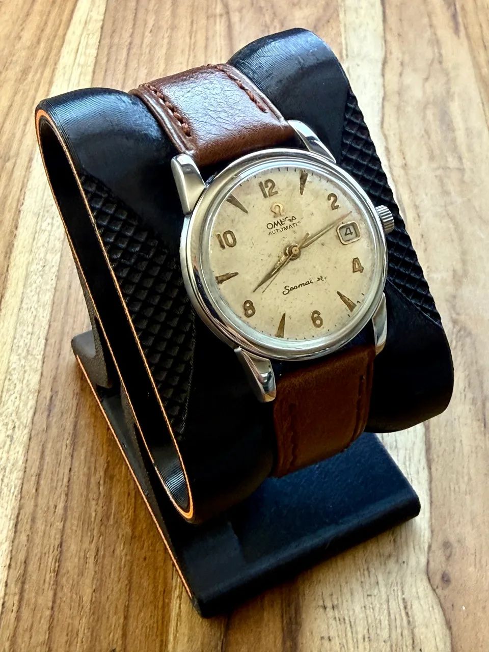 Relógio Omega Seamaster Calendar 34mm - 1956 - Foto 3