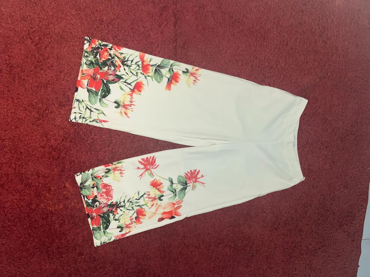 Calça pantalona florida  - Foto 2