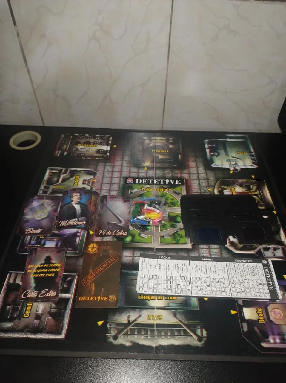 JOGO DE TABULEIRO DETETIVE 3D COMPLETO - Foto 2