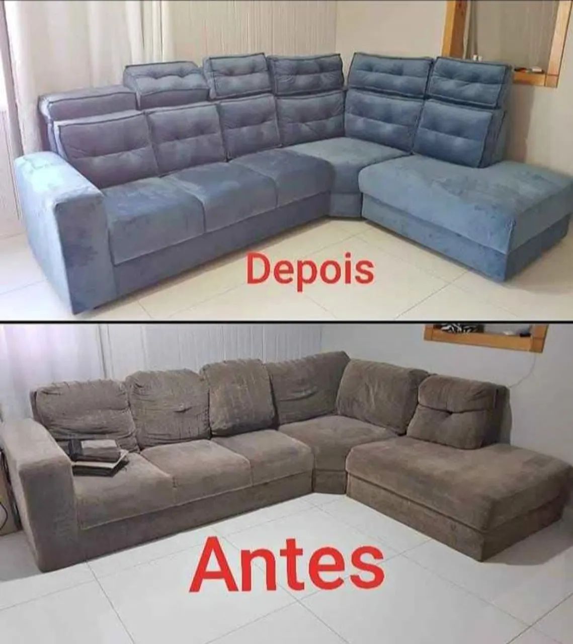 Sofá  reforma 
