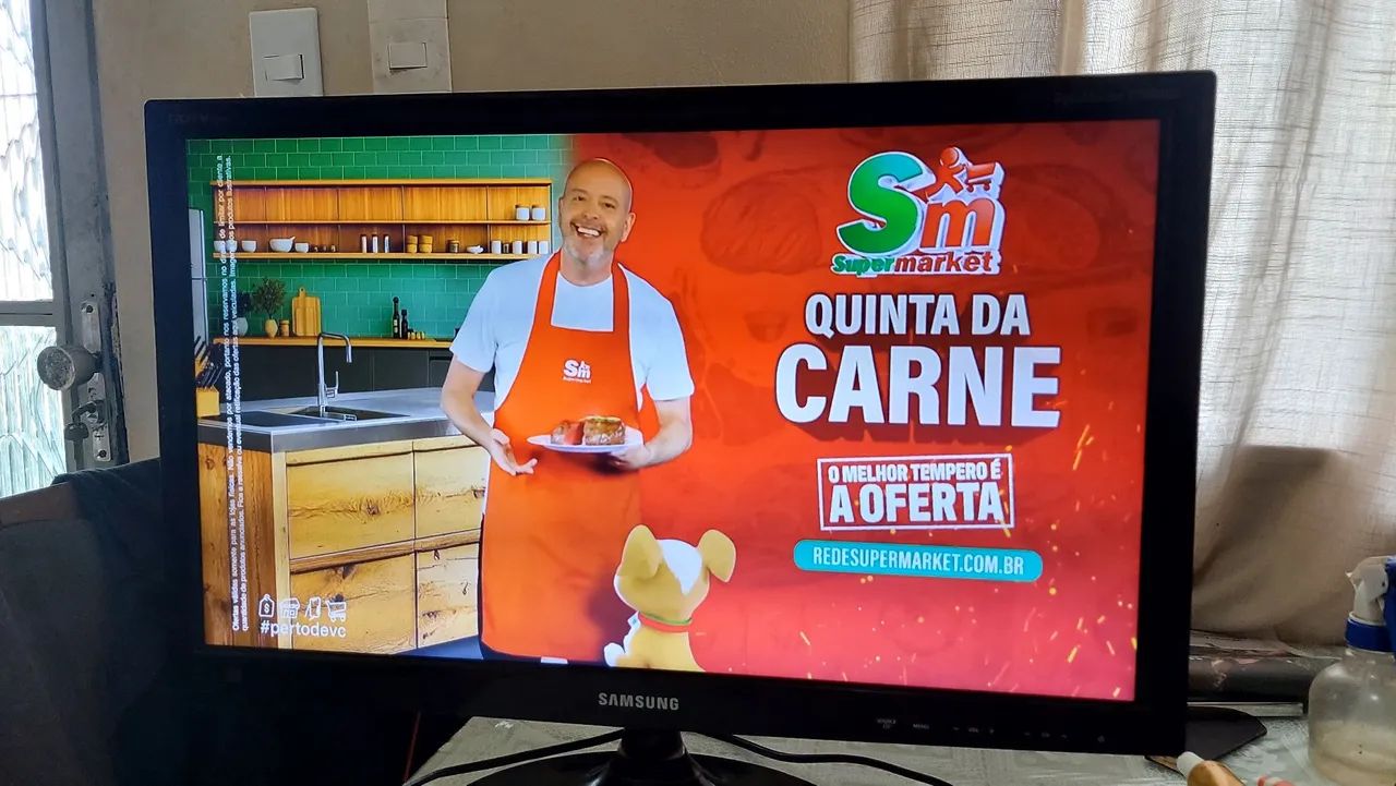 Tv samsung LED  24" mod  LT 24B350  sinal digital 