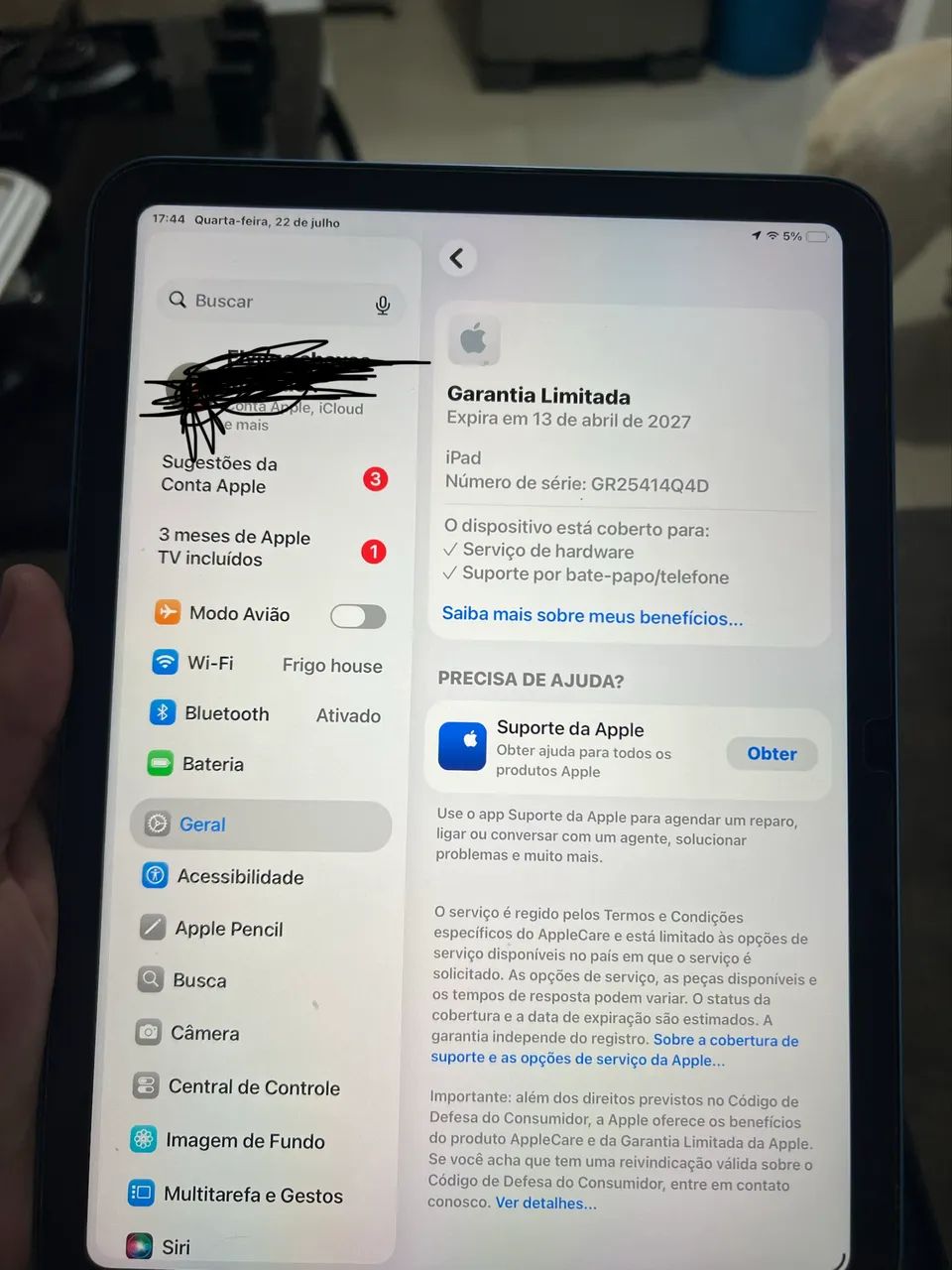 iPad 11 A16 128GB na garantia  - Foto 5