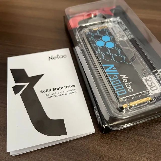 SSD NVME 250 GB Netac 3000 original lacrado - Foto 2