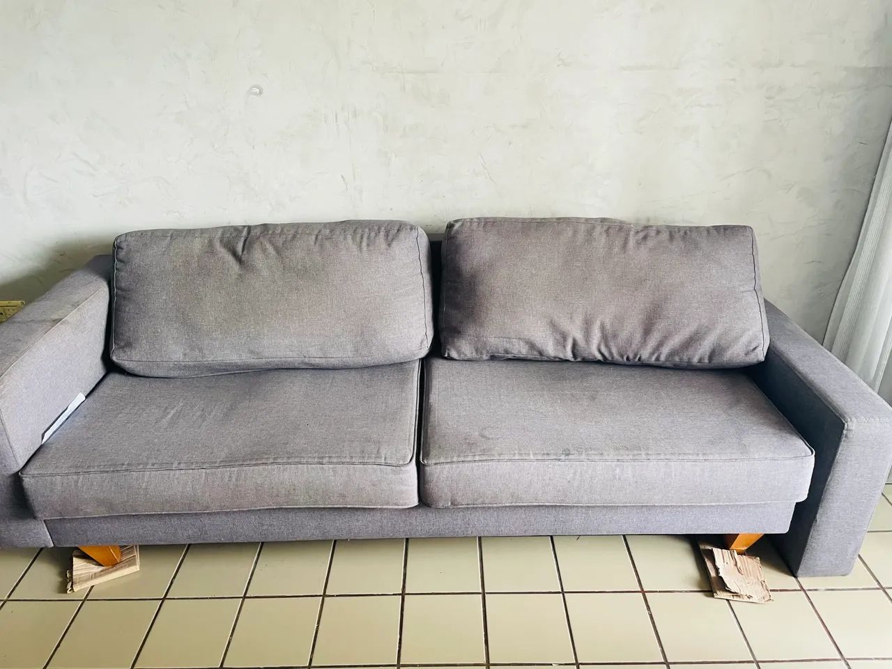 Sofa de linho 2 lugares 