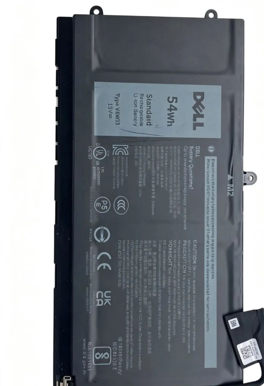 BATERIA DELL ORIGINAL V6W33 54Wh - TESTADA PRATICAMENTE NOVA     - Foto 4