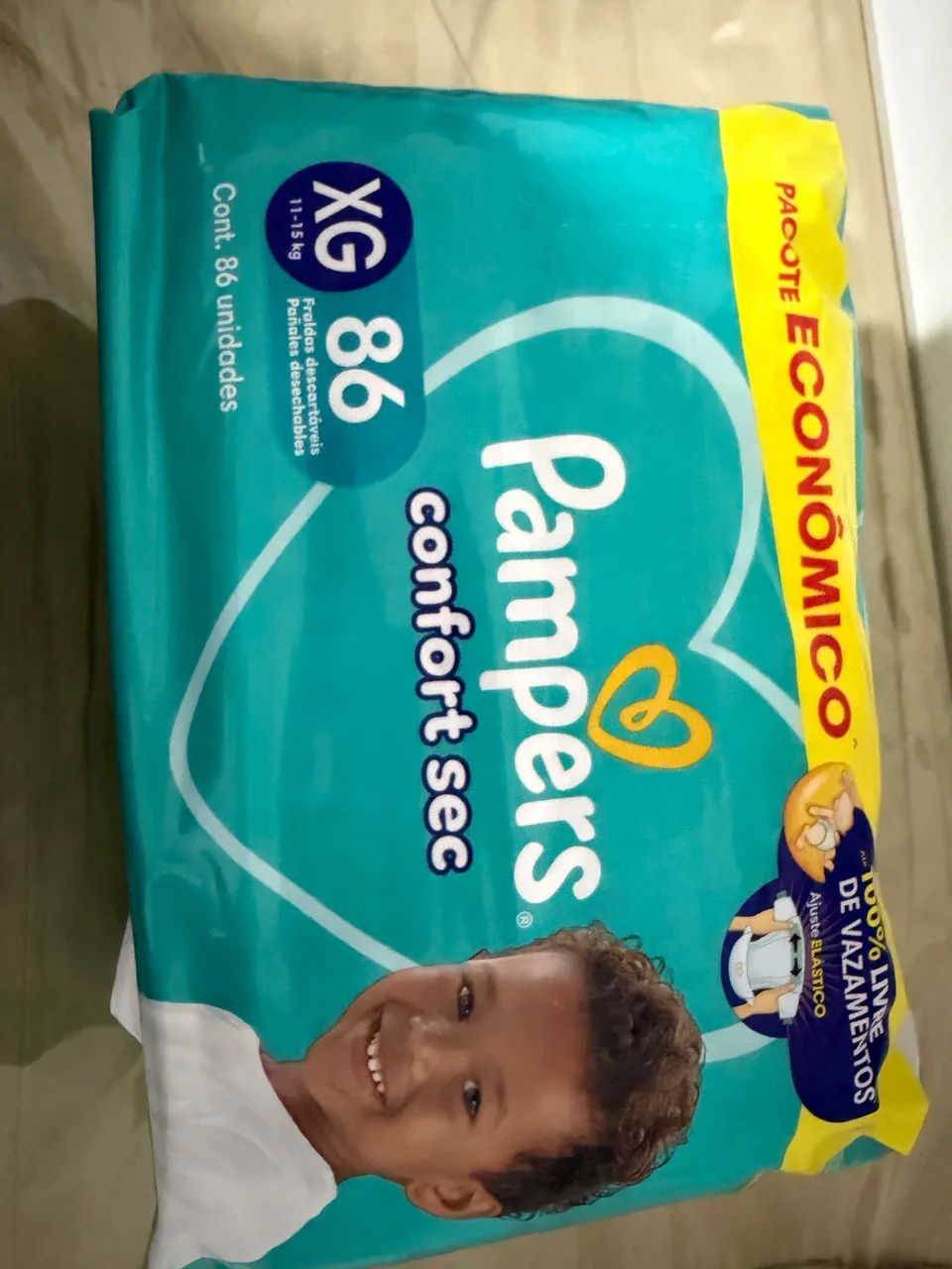 Fralda Pampers XG