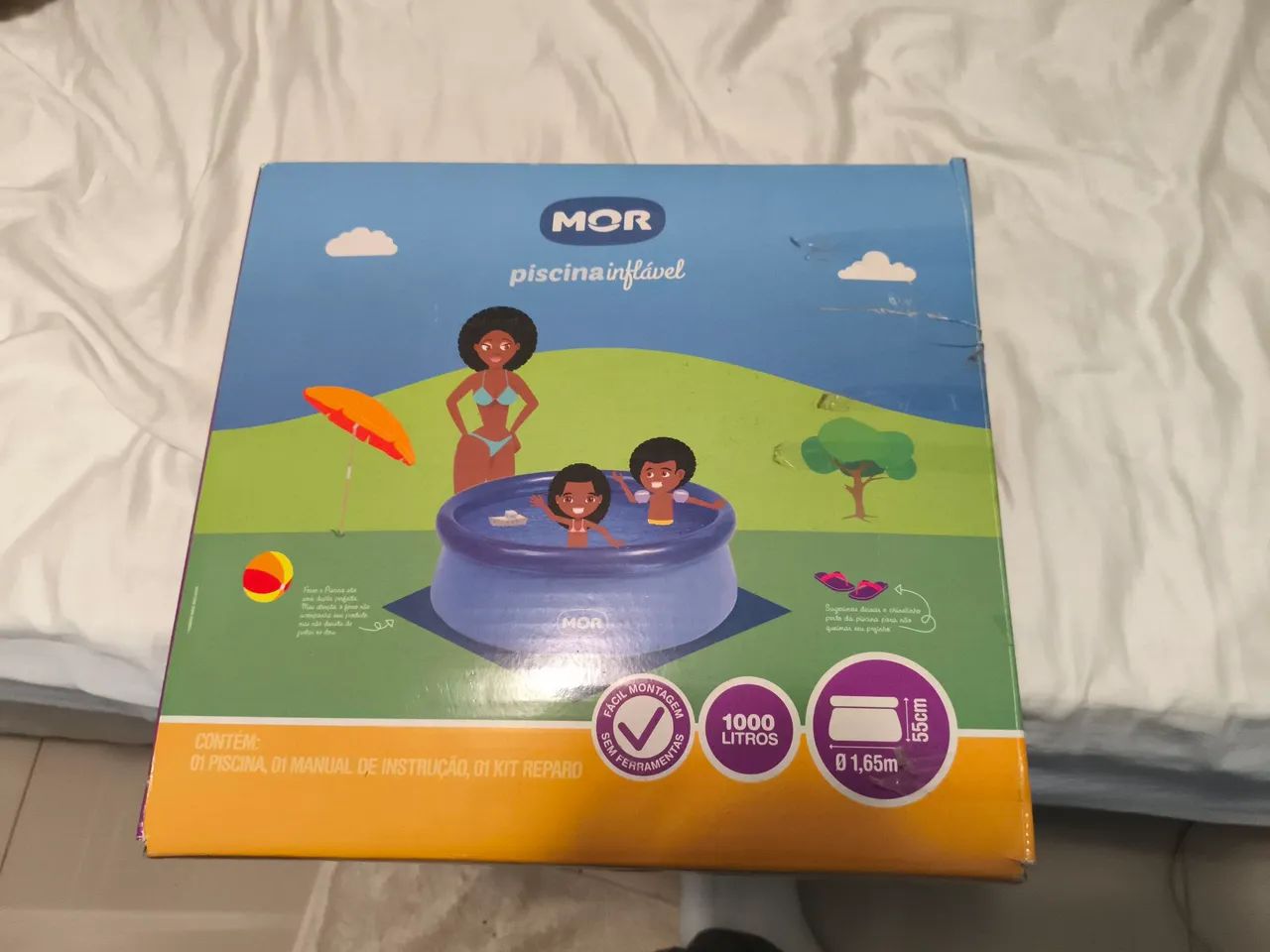 Piscina inflável 1000L MOR