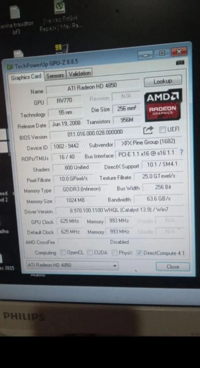 Placa de vídeo xfx amd hd 4850 - Foto 3