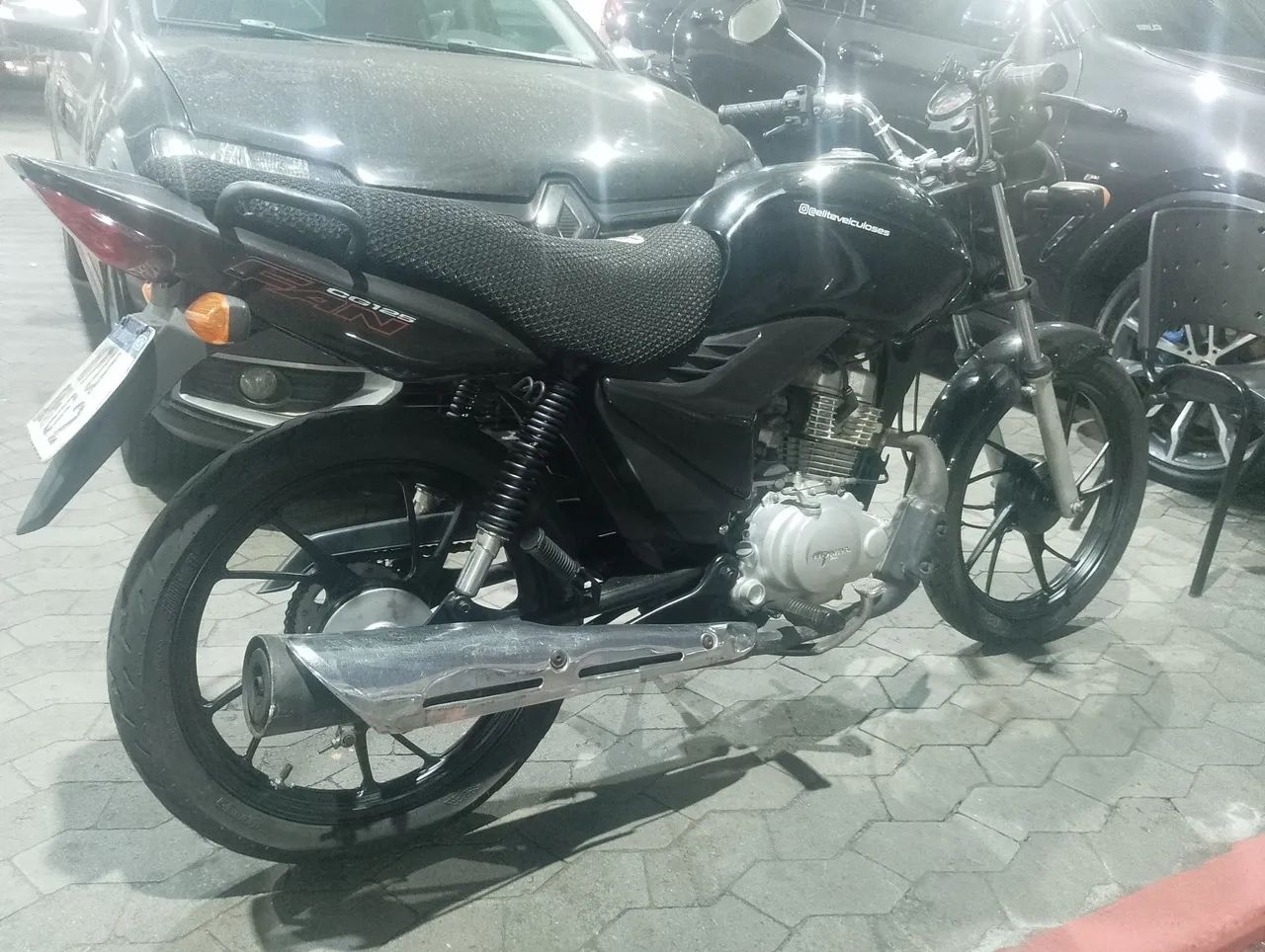 CG 125 com Partida 