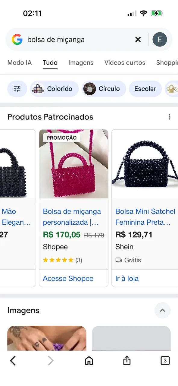 Bolsa de miçanga  - Foto 4
