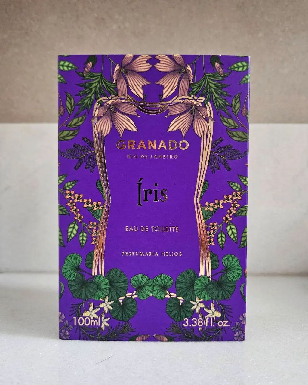 Caixa vazia do Perfume Íris da Granado