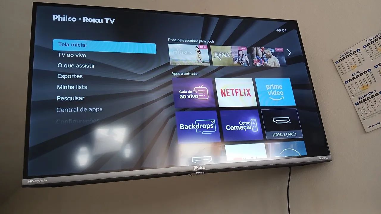 Smart tv plilco roku 32 polegadas - Foto 2