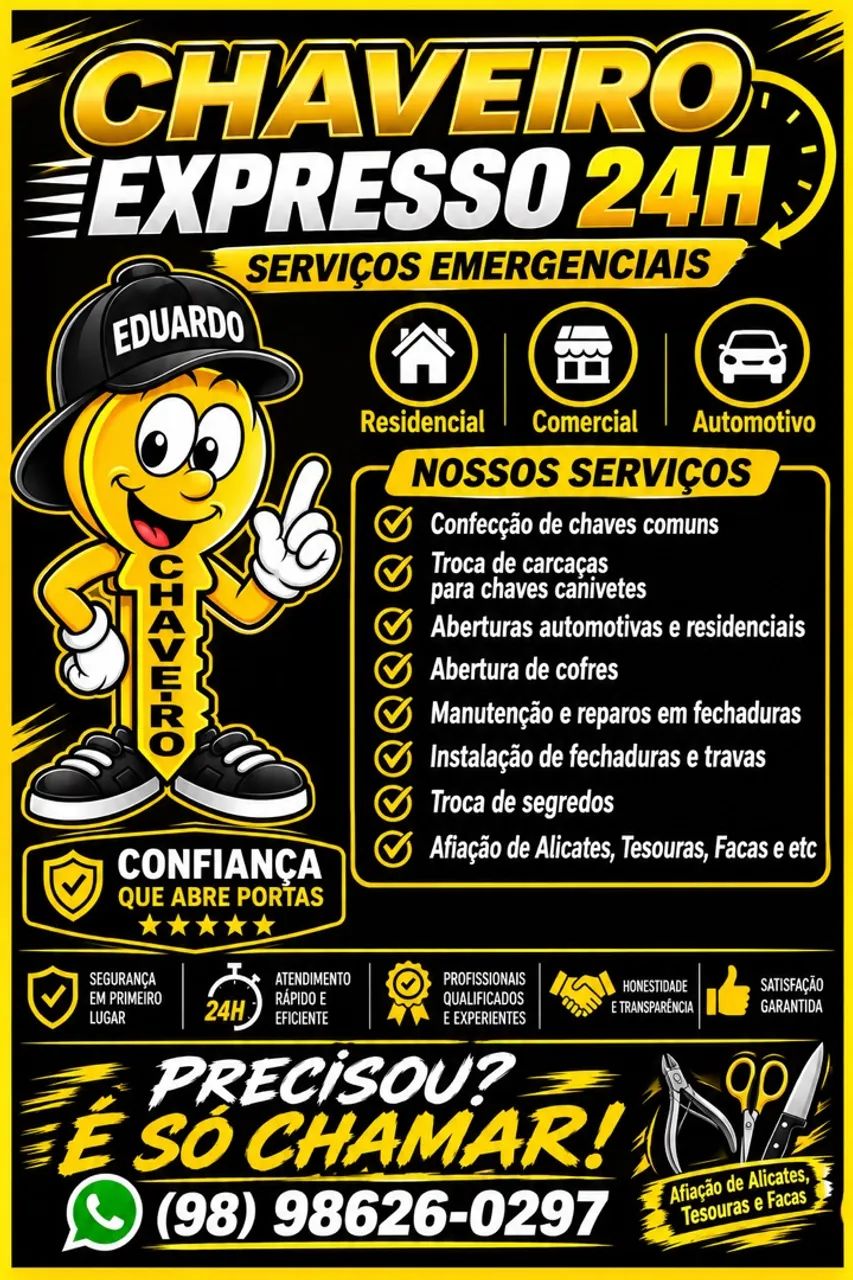CHAVEIRO EXPRESSO 24H
