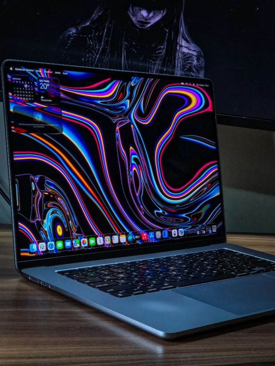 MacBook Air M2 15' SpaceGrey 8GB RAM, 256GB - Novissimo Completo
