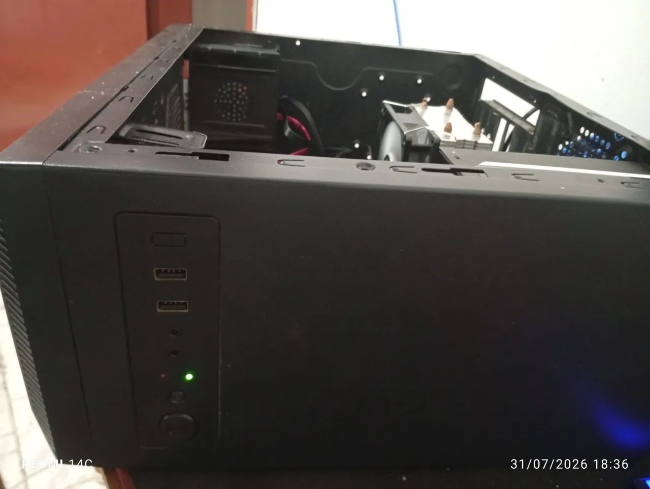 Pc funcionando. Só queimou a placa de vídeo  - Foto 5