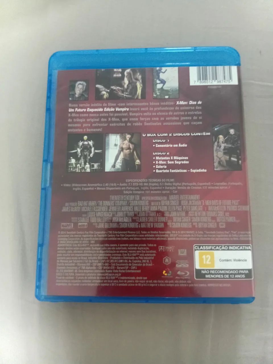 X-Men Edição Vampira blu-ray duplo - Foto 4