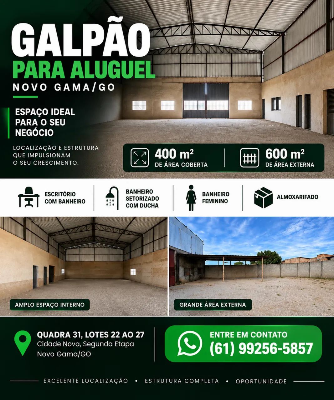 Galpão aluguel 