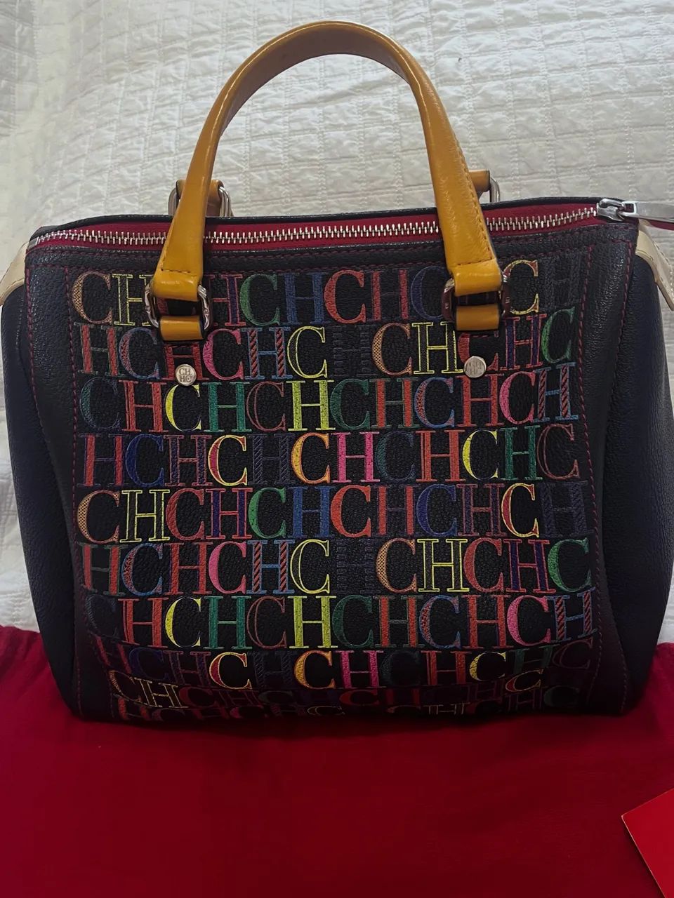 Bolsa Carolina Herrera Original Multicolor - Foto 5