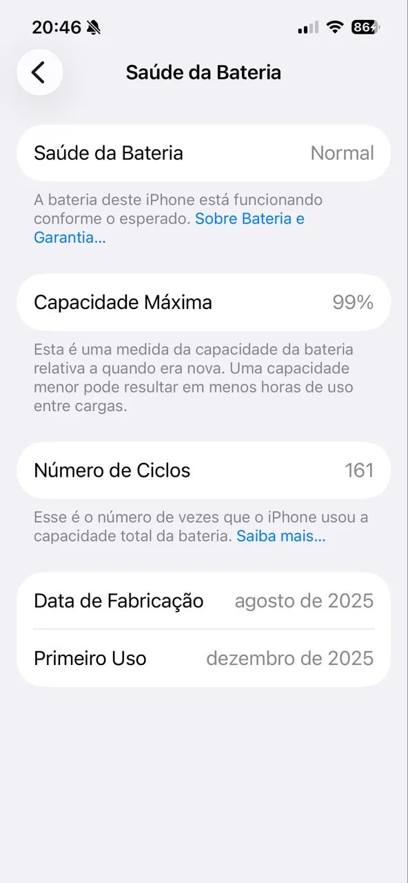iPhone 16e Semi Novo - 128 GB - Foto 2