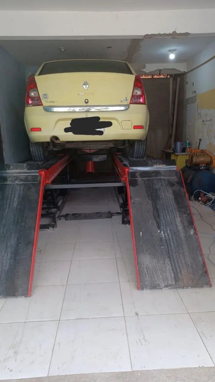 Rampa para alinhamento completa com macaco  pneumatico - Foto 2
