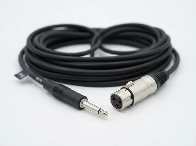 CABO PROFISSIONAL DE ÁUDIO P10 -  XLR - 8 METROS