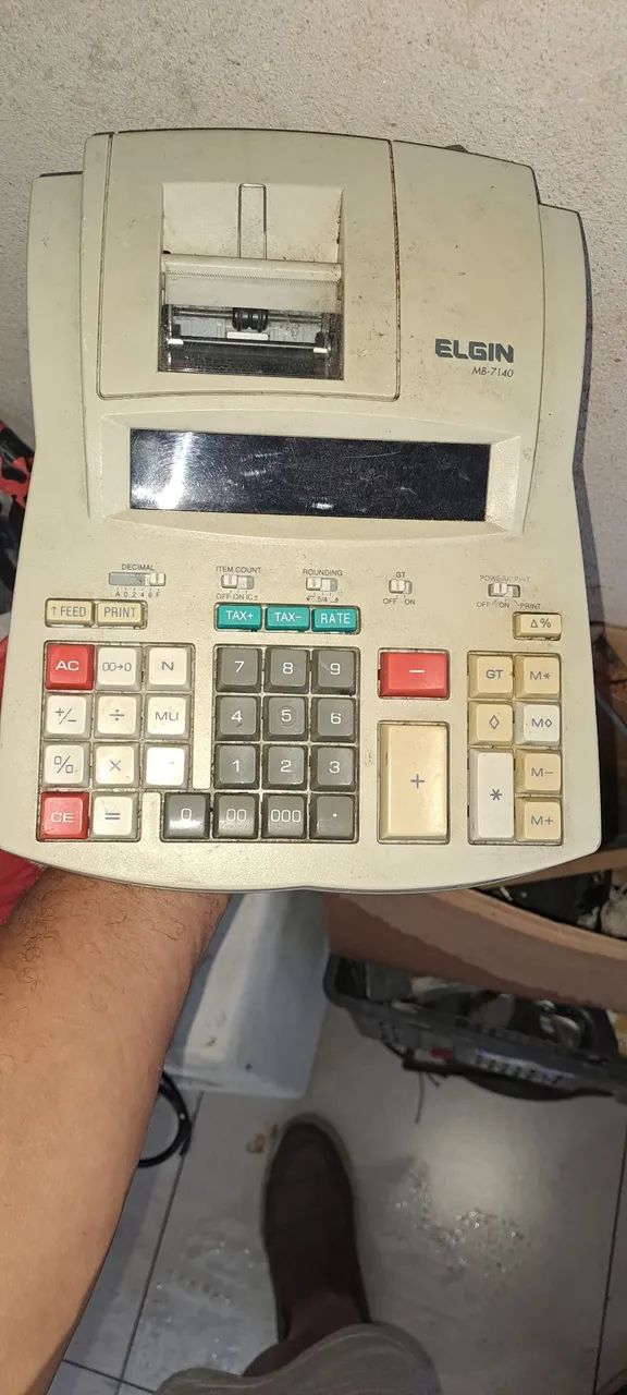 Calculadora, Maquina de somar euginMB-7140 - Foto 2