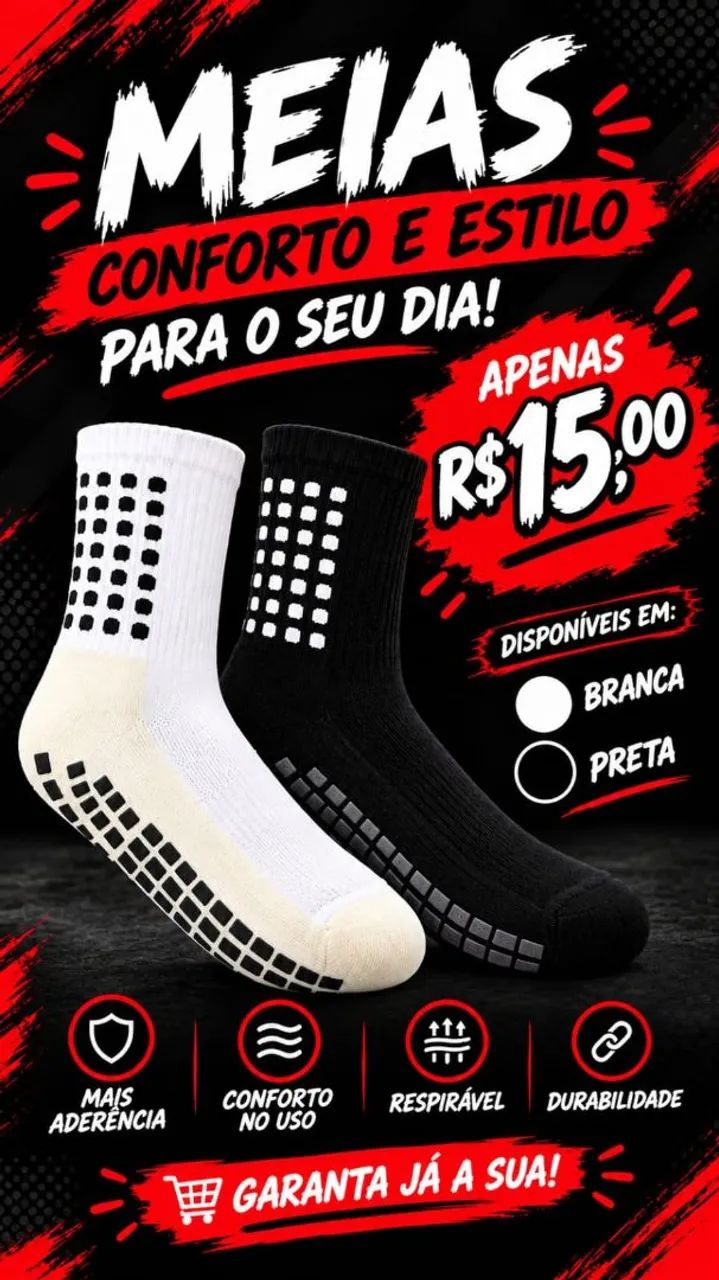 Meias antiderrapantes 