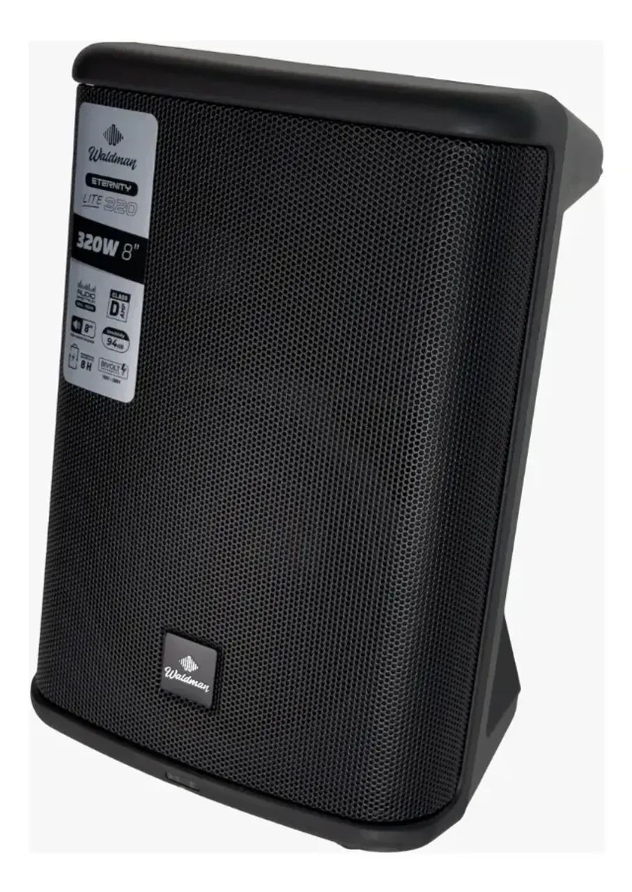 Caixa De Som Ativa Waldman Etl-320 8 Polegadas Amplificada 8 horas de bateria - Foto 4