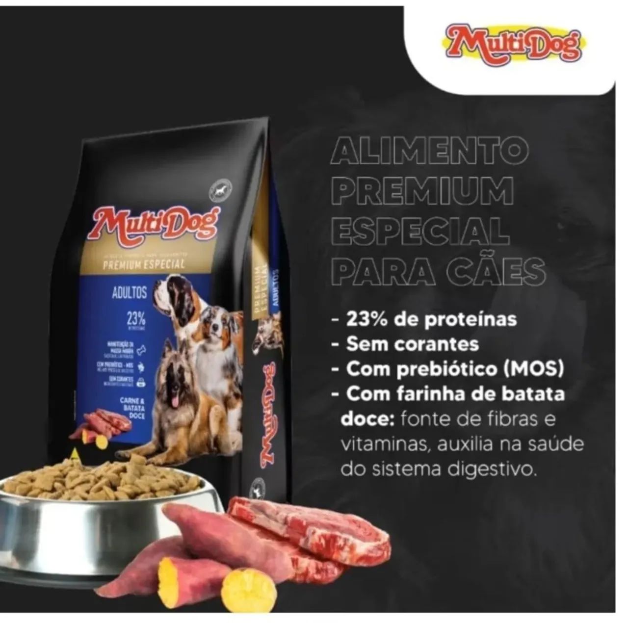 Ração Multi dog 15kg - Foto 2