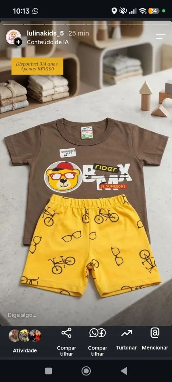 Conjunto Menino 