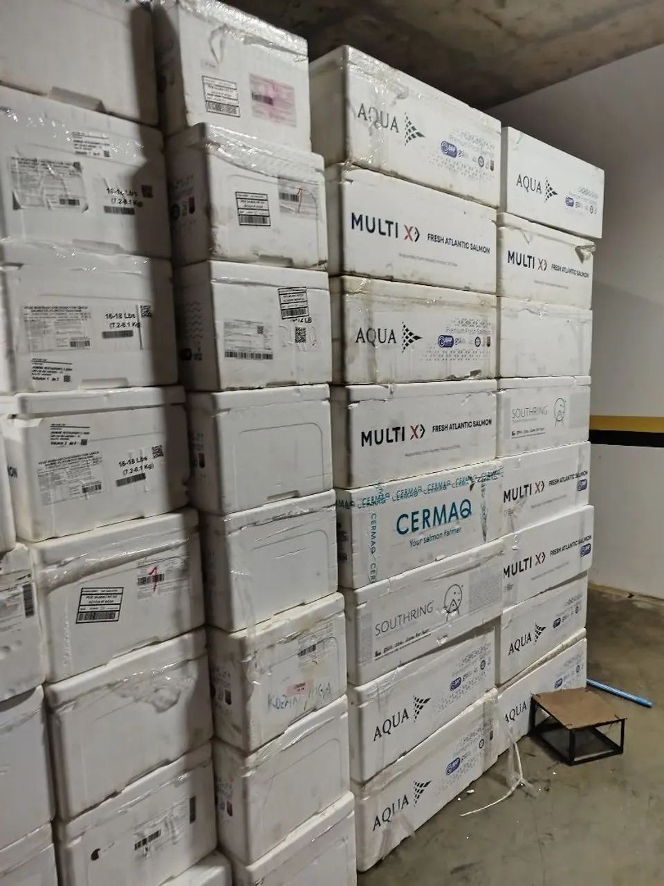 Caixa de isopor 