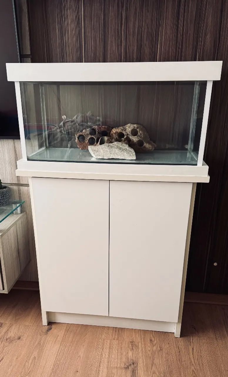 Aquário 80 Litros + Móvel Planejado Clean - Excelente Estado - Foto 2