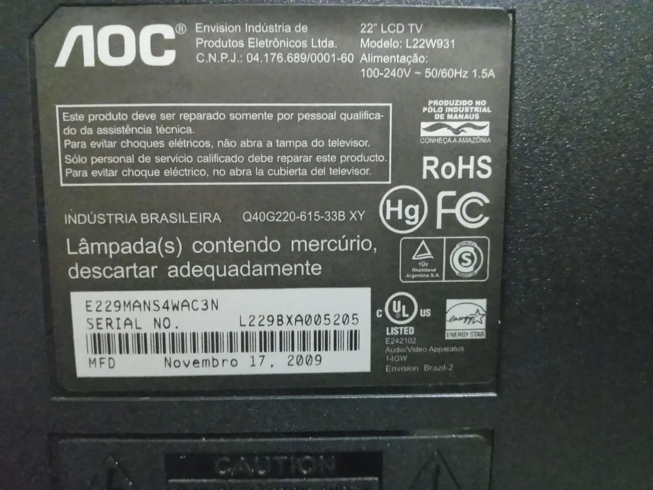 Por 149 reais Monitor e Tv LCD 22 polegadas  - Foto 2