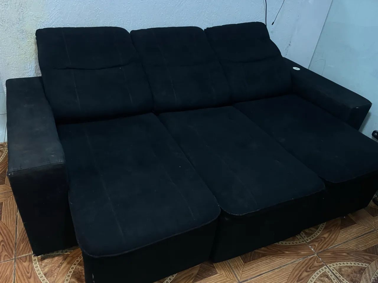 Sofá preto 