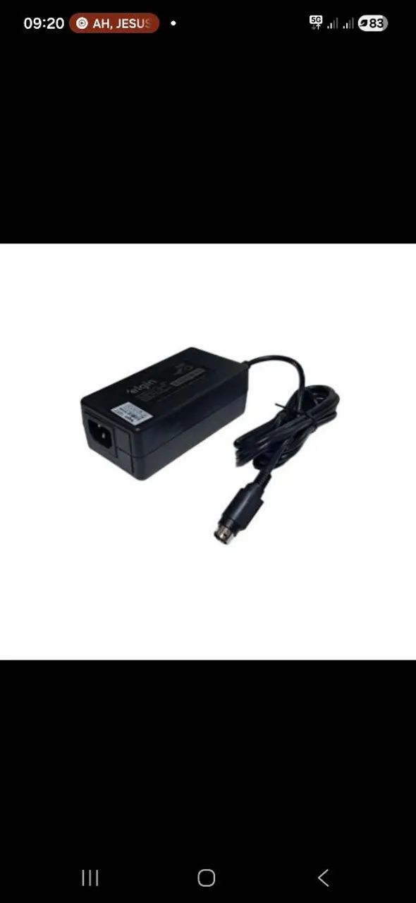 Fonte para Impressora Térmica 24V - Compatível com Bematech, Elgin e Daruma - Foto 2