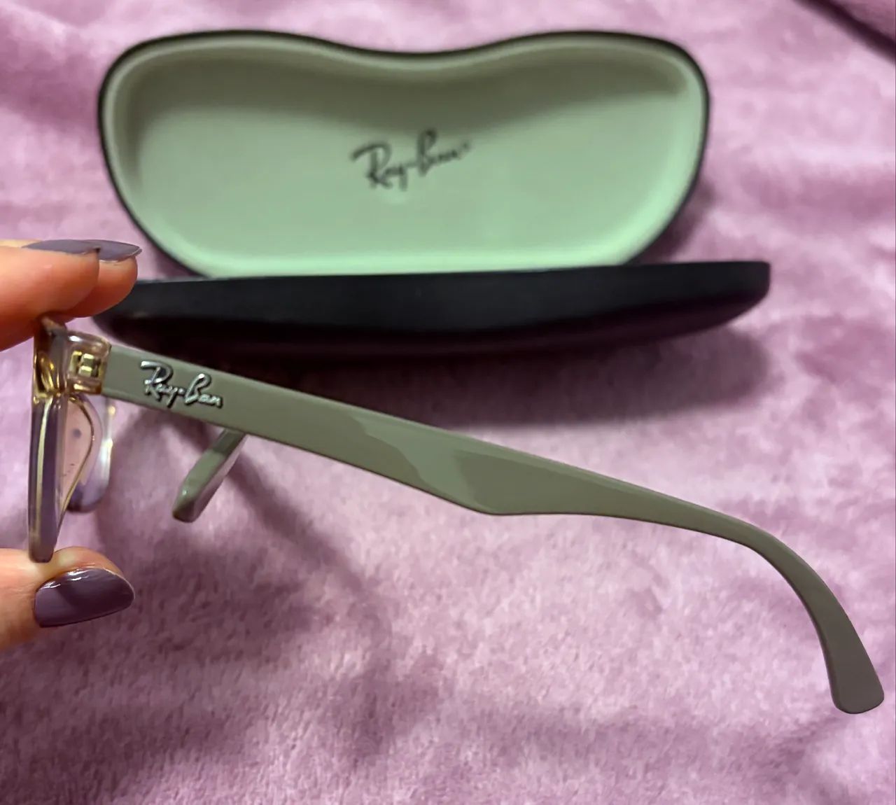 óculos Ray Ban - armação retangular  - Foto 2