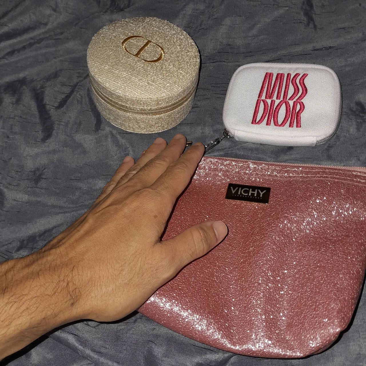 Kit necessaire + porta joias e moedas Dior - Foto 2