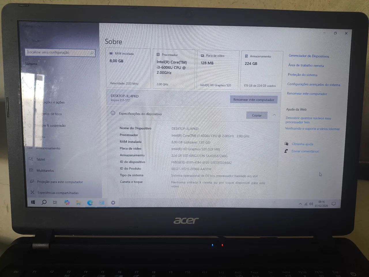 Notebook Acer Aspire - Foto 2