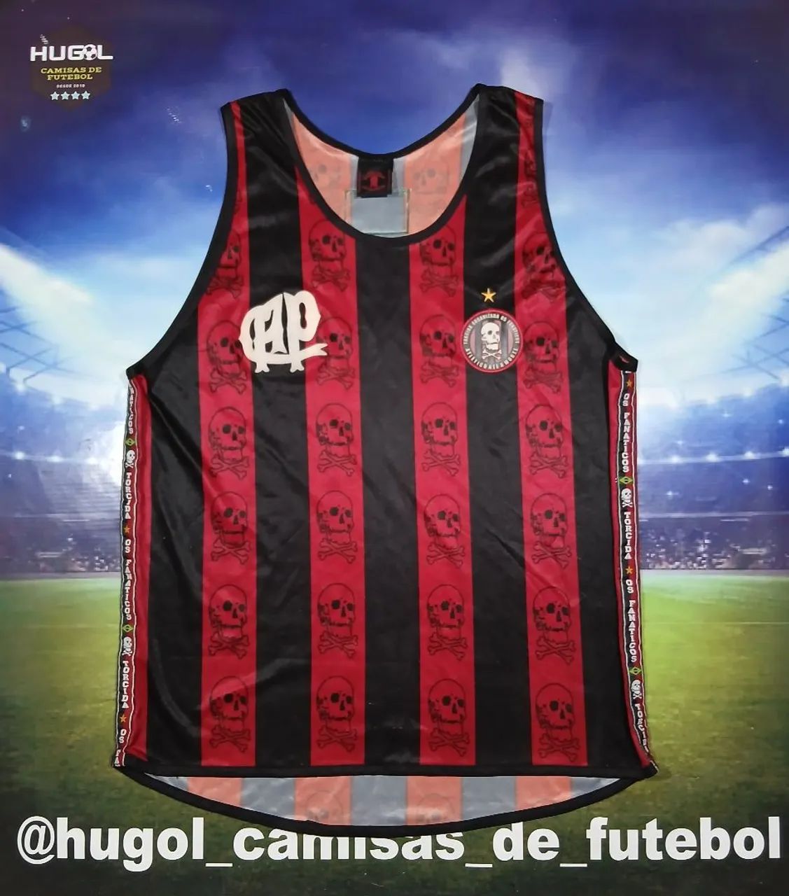Regata da Torcida Os Fanáticos Tamanho GG 