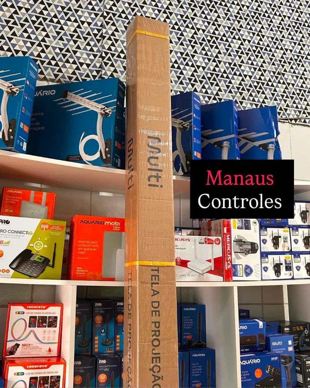 Tela de projeção retrátil  - Foto 3